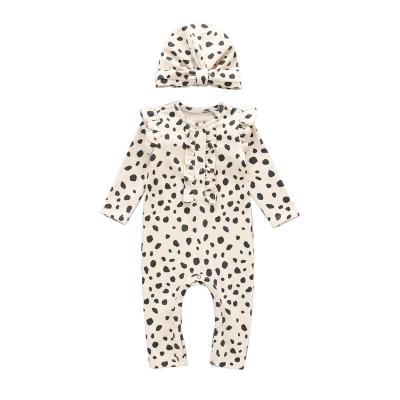 China Wholesale Custom 2022 96%COTTON 4% SPANDEX Customize Spot Pattern Clothes Cotton Baby Bubble Romper Jumpsuit for sale