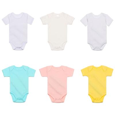 China Cozy baby clothes summer baby romper jumpsuit 100% cotton baby rompers one sie newborn for sale