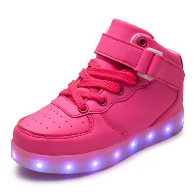 China Deodorization 2020 New Trands Rechargeable Battery LED Light Kids Casual Sneaker Shoes For Children for sale