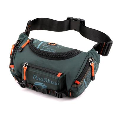 China Outdoor Water Proof Wholesale Trunk Sling Bag Cycling Hiking Waist Running Bag Waterproof Belt Cross - Body Daypack for sale