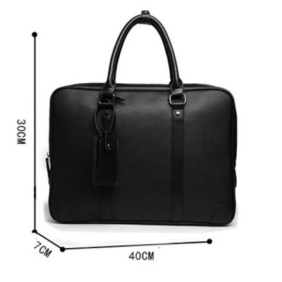 China Bag Men Handbag Lethaer Soft Advanced Men's Messenger Briefcase High Capacity Handbags for sale