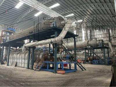 China continuous waste tyres pyrolysis machine zu verkaufen