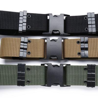 China Cinturon Tactico Militar Negros Duty Police Battle Duty Belt Men Outdoor Nylon Buckle Army Military Quick Release Buckle Tactical Belt for sale