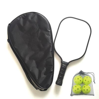 China USAPA Tested Outdoor Indoor Pickleball Beach Sports Carbon Fiber Graphite Pickleball Paddle Fixed Polymer Core Factory Price PKS-020 for sale