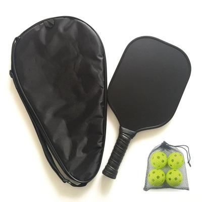 China OEM Pickleball Equipment Carbon Fiber Pickleball Paddle Set Outdoor Pickle Ball Paddle With Polymer Honeycomb Core PKS-021 for sale