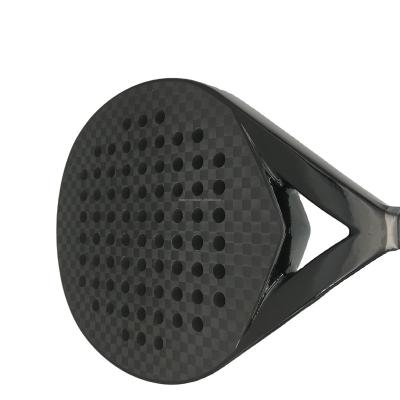 China OEM manufacturer popular 12K carbon fiber different shape custom design padel rackets padel beach rackets for sale