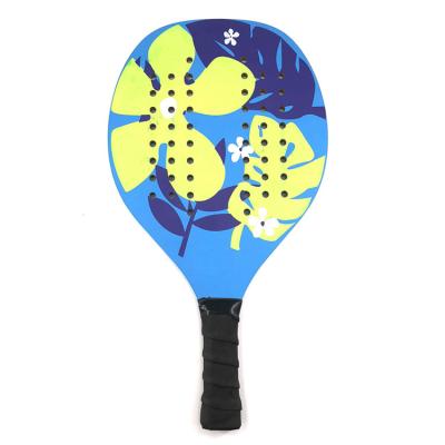 China Eason Sports Best Selling Wooden Beach Tennis Racket Paddle Ball Beach Racket for sale