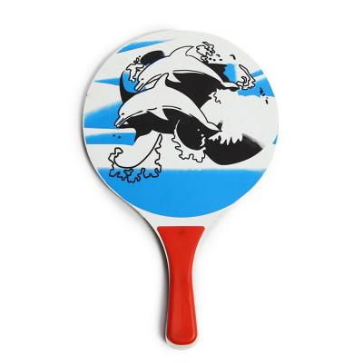 China Eason Sports Paddle Ball Racket Wooden Playset Beach Paddle Ball Set Beach Tennis Beach Ball Racket For Kid Adult Indoor Outdoor Play for sale