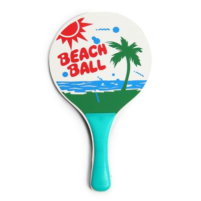 China Wood Eason Sports Beach Paddle Set with Beachball Racket Beachball Badminton Racket Cricket Ball Game and Family Training Kids Wooden Sports for sale