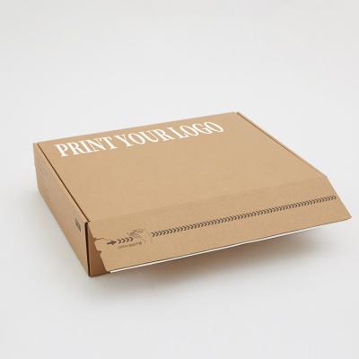 China Recycled Materials Ad Packaging Boxes Manufacture Luxury Brown Shipping Boxes Ads Packaging With Custom Printed Logo for sale