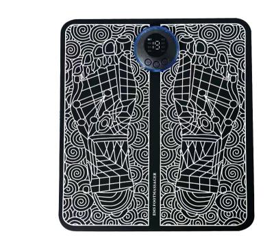 China Foot Tens Massage Pad Feet Muscle Stimulator Massage Mat Electric Vibrating Ems Foot Massager for sale