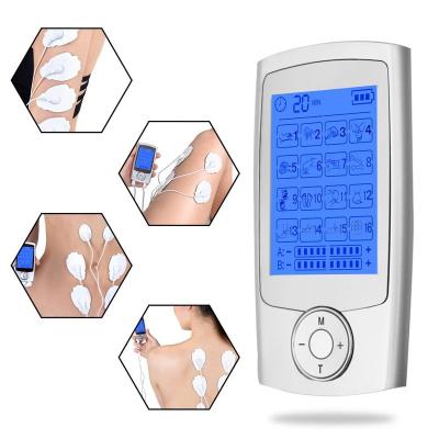 China Body 16 Modes Digital Physiotherapy TEN Unit Device Machine Electric Muscle Stimulator Pulse Massager for sale