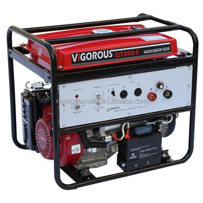 China Hotels Back Up And Electric Start 220V Gasoline Powered Air Cooled 200A Welder for sale