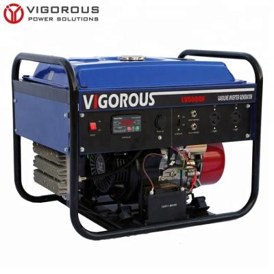 China Portable Generator Supply Electric Power 5000 Watt Start Gasoline Engine Main Inverter Generator for sale