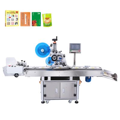 China Food Factory Low Price Scratch Card Flat Surface Automatic Bottle Pouch Gluing Machine For Cosmetics for sale