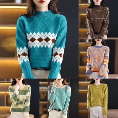 China Anti-wrinkle Wholesale High Quality Winter Turtle Neck Women Sweater Knitted Pullover Turtleneck Sweaters Ladies ripped wool sweater women for sale