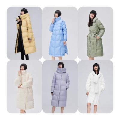 China Waterproof winter coats warm hooded cotton-padded coats women down winter coats for sale