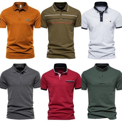 China QUICK DRY Wholesale Custom Polo Homme High Quality Embroidered Logo Knit Fabric Plus Size Golf Polo T Shirt For Men for sale