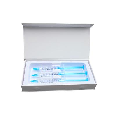 China Professional Bulk Wholesale 3ml 5ml Food Grade Teeth Whitening Gel Dental Bleaching Gel Syringe for sale