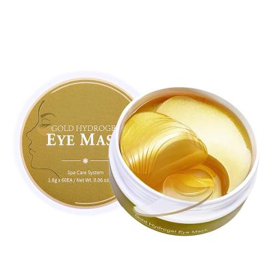 China Parride Customized Gel Eye Mask Cool Gel Padded Patches 24k Gold Anti-Wrinkle-Moisture Crystal Collagen Eye Mask for sale