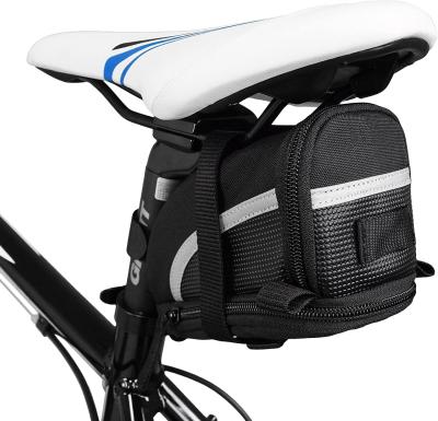 China Bicycle Bags Bike Strap-on Bike Saddle Bag Storage Pouch For Road Bike NT1309 for sale