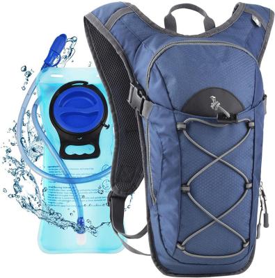 China Waterproof Water Backpack Hydration Hiking Backpack With 2 Liter Hydration Bladder for sale