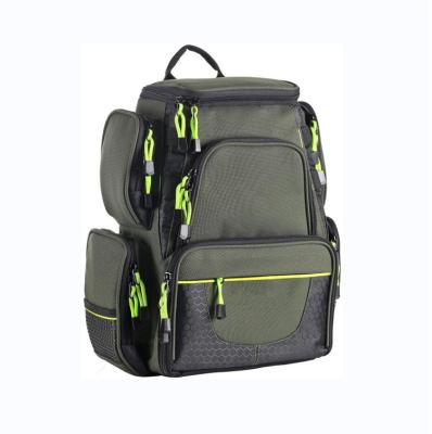 China UNIVERSAL Outdoor Multifunctional Tackle Bag Box Storage Fishing Tackle Large Water Resistant Backpack for sale