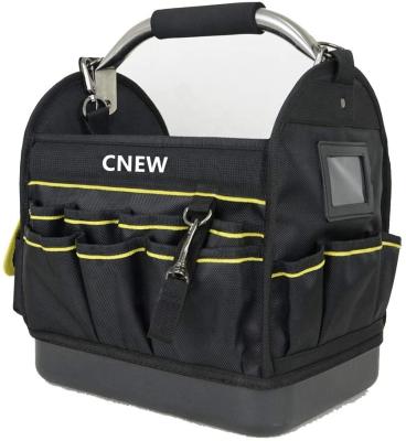 China 14 Inch Shoulder Strap Electrician Tool Carrier Wide Mouth Heavy Duty Open Top Tool Tote Bag NT1323 One for sale