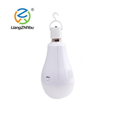 China Hotel Battery Backup Replaceable Rechargeable Led Light Bulb 15W for sale