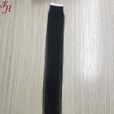 China FH 16 Inches 2.5g One Piece Glue Tape White Hair Extensions Double Free Sample Remy Hair Extensions Pulled for sale