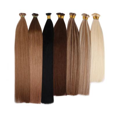 China Best Keratin Hair Silky Straight Straight Wave Factory Wholesale Hair Extensions for sale