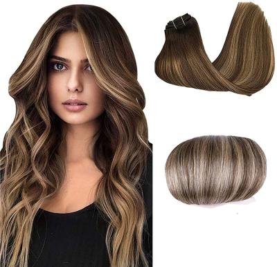 China Wholesale One Piece Silky Straight Highlight Wave FH Clip-in Hair Extensions 100% Russian Remy Hair Clip In Hair Extensions for sale