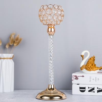 China ODM Beautiful Crystal Tea Light Candle Holder Elegant Hot Sale Home Hotel Decorative OEM ZX073/074 for sale