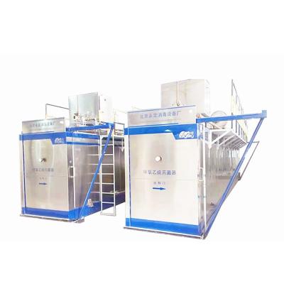 China 10m3 Volume Double Sliding Doors Automatic EO Gas Sterilizer for Disposable Needles for sale