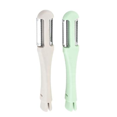 China Viable IN BROTH Kitchen Professional Hand Multifunctional Potato Peeler 3 in 1 Vegetable Peeler with Knife for sale