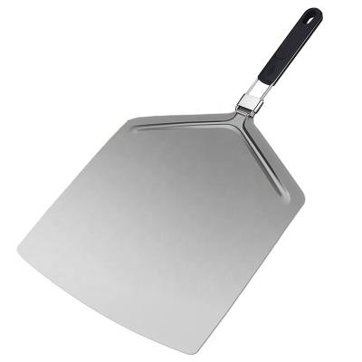 China Viable IN Amazon Stock Hot Sale Large 16 Inch Pizza Peel With Plastic Folding Handle for sale