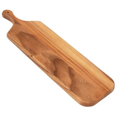 China China Factory Hot Acacia Long Cheese Tray Charcuterie Board Wooden Cheese Serving Board for sale