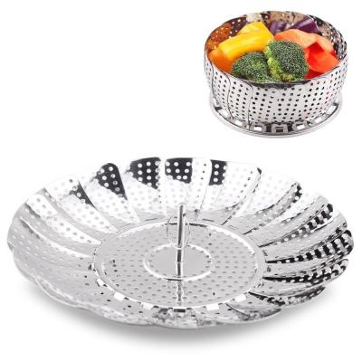 China Sustainable Cooker Accessories Steam Basket For Cooking Vegetable Fish for sale