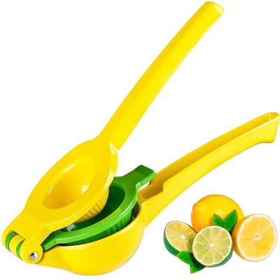 China Amazon Best Quality Citrus Fruit Citrus Sustainable Manual Squeezer Premium 2in1 Metal Lemon Lime Squeezer for sale