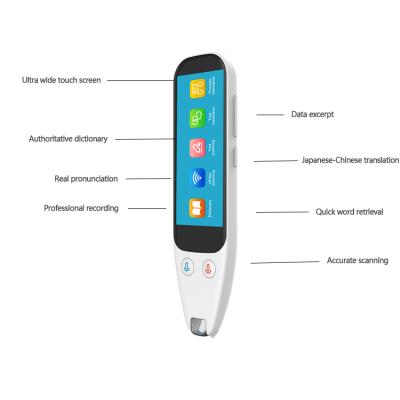 China Pen Support Translation Electronic Dictionary Instan Spanish German English French Translator Plastic Scanning With tft Display Screen for sale