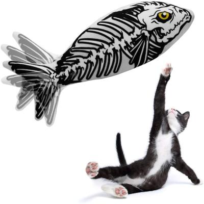 China High Quality Viable Cat Toy Pet Interactive Electric Cat Catchercatnip Pet Fish Chewing Cat Fish Toy for sale