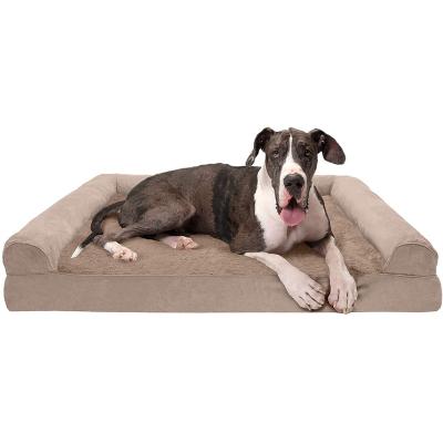 China Wholesale Travel Customized High Quality Memory Foam Pet Bed For Small And Medium Dogs Luxury Pet Sofa Bed for sale