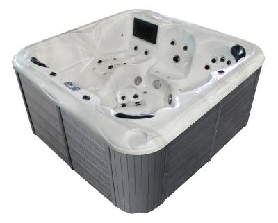 China Modern High Quality Acrylic Hot Tub Spa 6-Person Air Jet Whirlpool Massage Modern Design for Hotels for sale