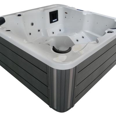 China Modern High Quality 5-Person Modern Design Acrylic Outdoor Hot Tub Spa for Garden Home & Hotel Use for Ice Bath & Hot Tubs for sale