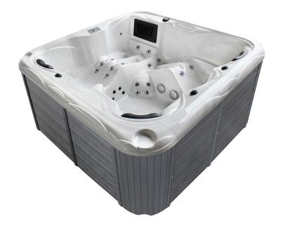 China Modern Modern Design 5-Person Acrylic Spa Hot Tub for Outdoor Use New Design Hydro Massage Hot Tub for Hotels for sale