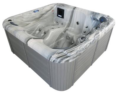 China Modern Wholesale Modern 8-Person Hydrotherapy Hot Tub Spa Massage Whirlpool for Hotel Applications Ice Bath & Hot Tub for sale