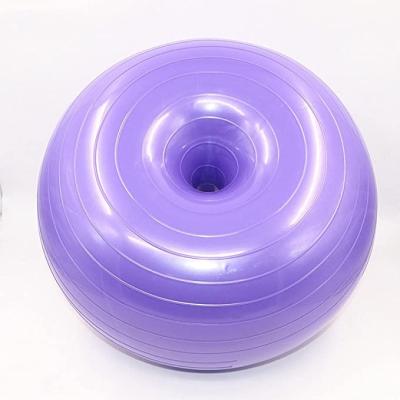 China Nice Size Exercise Fitness Balance Ball Yoga Apple Explosion-Proof Ball/Slim Size/Plastic PVC Custom Size Donut for sale