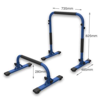 China Universal Professional Fitness Gymnastics Hot Selling Adjustable Stand Parallel Dip Bars Raise Up Bars for sale