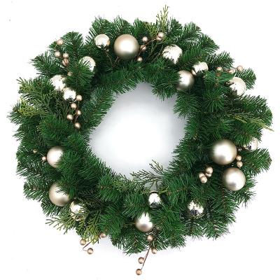 China Chirstmas decor wholesale customized good quality china Christmas decorations weave decoration Christmas wreath for sale