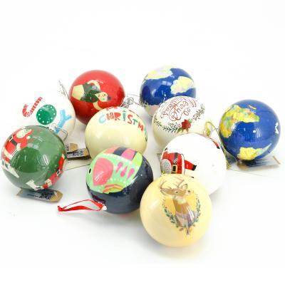 China Custom Chirstmas Decor Suppliers Various Colors Hanging Decoration Tree Ball Christmas Decoration Plastic Pendant Ornament for sale